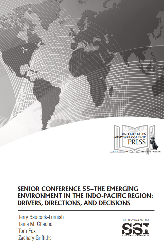 Cover of Senior Conference 55—The Emerging Environment in the Indo-Pacific Region: Drivers, Directions, and Decisions